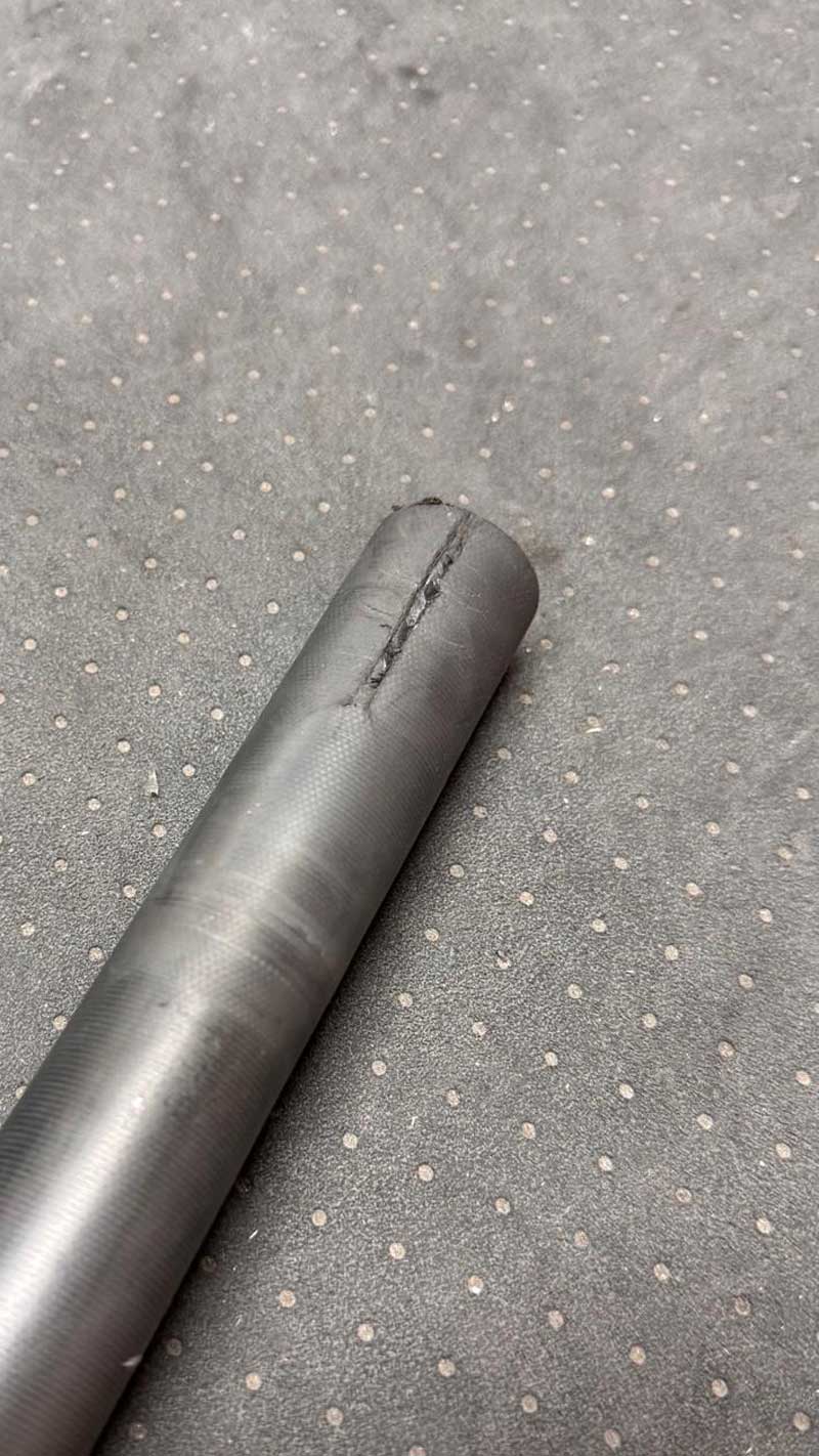 REPARAR TUBO DIRECCIÓN HORQUILLA